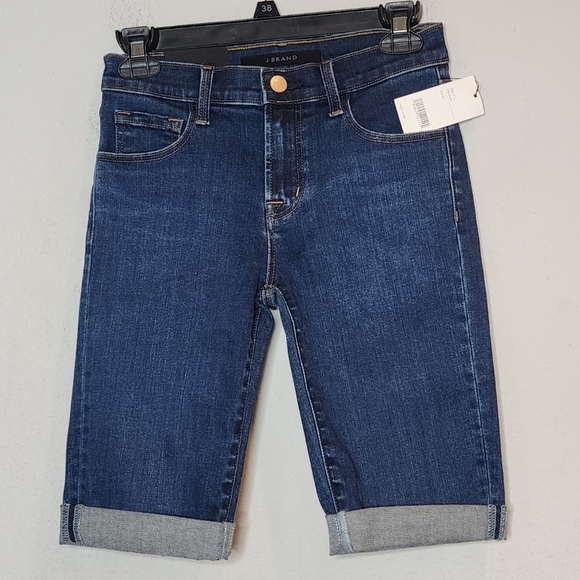 NWT J Brand 811 Stretch Denim Bermuda Shorts. Size 25. - Picture 15 of 16